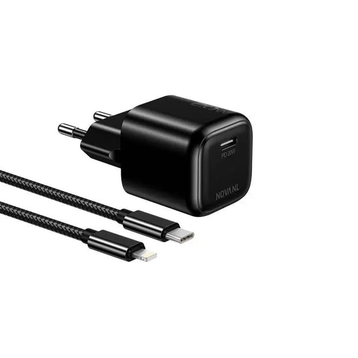 NOVANL GaNCharge 20W (USB C) avec SpeedCharge Lighnting vers USB-C